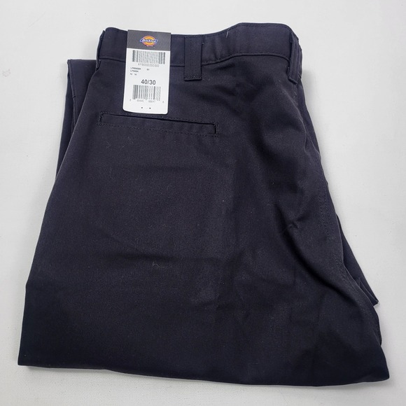 Dickies Other - Men's 40x30 DICKIES Black Canvas Straight Work Wear Pants LP7000BK Double Knee